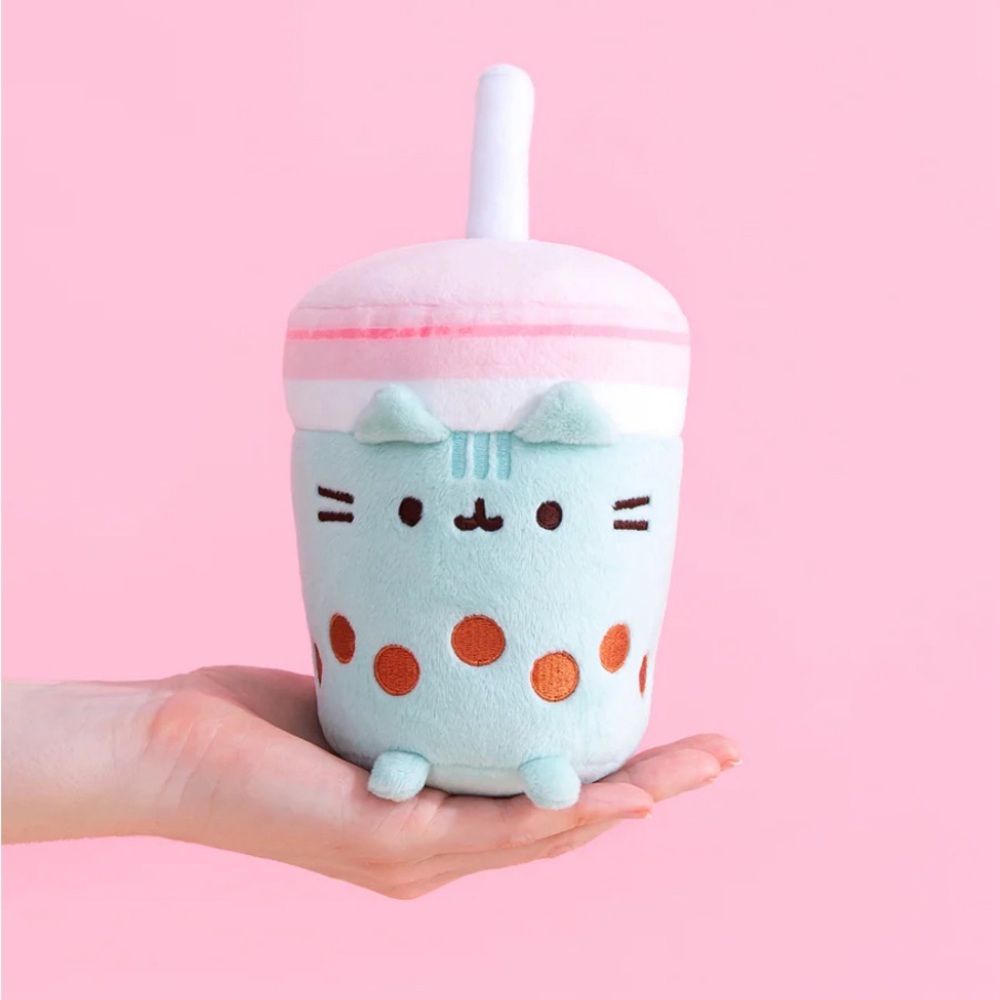 PUSHEEN THE CAT BOBA TEA 🧋 SIPS PLUSH NEW WITH TAGS